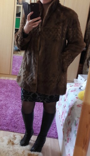 Mantel nerzjacke nerzmantel - mantel,