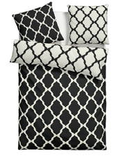 Home Affaire ALBA Schwarz/Weiß 135x200 cm Wendebettwäsche 3-tlg. UVP:75€ (4209)