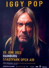 POP, IGGY - 2022 - Plakat - Live In Concert Tour - Poster - Hamburg