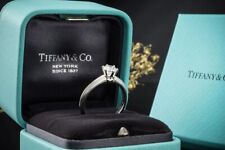 Tiffany & Co Solitär Ring Setting mit Diamant 0,50 Ct in Platin Full Set Schmuck
