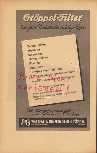 Bochum werbung 1942 - bochum,,