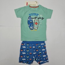 Neu Adams Baby Oberteil Shorts Set Kurzarm T-Shirt