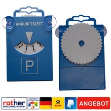 Parkscheibe, Parkuhr aus