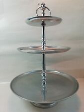 Etagere 3 stöckig ca. 41 x 30,5 cm metall chrom alu Heim GmbH nicht magnetisch