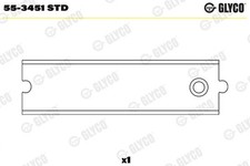 GLYCO Pleuellagerbuchse