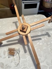 Wollhaspel Wollstranghalter Wollwickler Holz