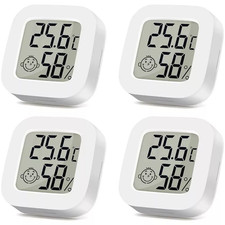 4X Thermometer Hygrometer Thermo-Hygrometer Luftfeuchtigkeit Temperaturmesser