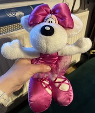 Diddl Maus Diddlina Ballerina Stofftier Depesche mit Kettenanhänger Rarität 