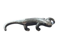 Echsen Anhänger Silber 925 Gecko Salamander Eidechse Kettenanhänger, Pendant 