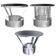 Regenhaube Schornstein Regenhut Edelstahlkamin Edelstahlschornstein doppelwandig