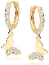 Creolen Gold Schmetterling 925