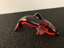 Delfin Rot Kristall- Daum