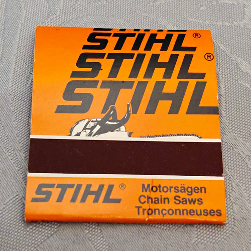 Stihl streichholzheftchen - stihl,