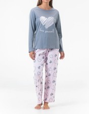 Damen Schlafanzug Pyjama