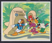 Bhutan Walt Disney Donald Duck