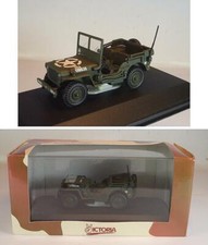 Victoria 1/43 Nr.002 Jeep Willis open 1944 Liberation de Paris OVP #4927