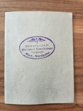 Mitgliedsbüchlein der