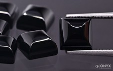 Onyx-Cabochon quadrat 10x10 mm