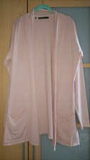  Lange Strickjacke..Gr. 46  Rose