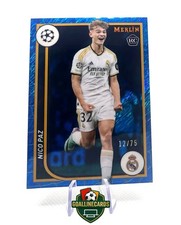 Nico Paz /75 Rookie Blue