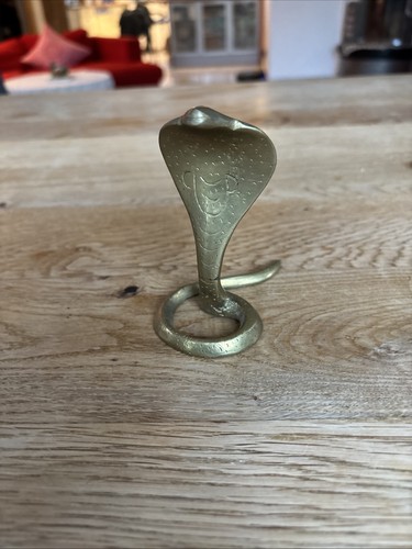 Schlange messing cobra deko - schlange,