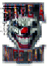 Aufkleber Sticker Freaky Clown