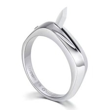EDC-Tool Titan-Stahl unsichtbar Falten Selbstverteidigung Ring multifunktionale