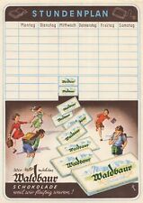 Stundenplan - Waldbaur Schokolade - Fleißige Kinder - Vollmilch Schokolade 50er