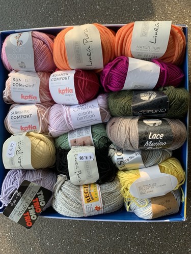 Wolle paket 800 gramm - wolle,