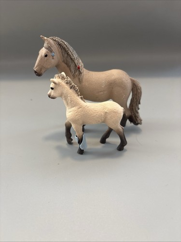 Schleich pony mare - and, foal