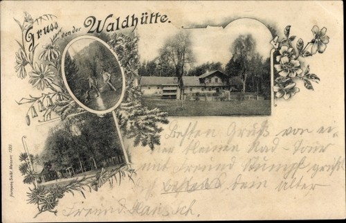 Waldhütte kranzberg in - ak,