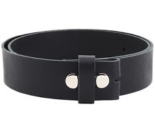 Echt Ledergürtel 4 cm ohne Schnalle Wechselgürtel Leder Wechsel Gürtel Schwarz 