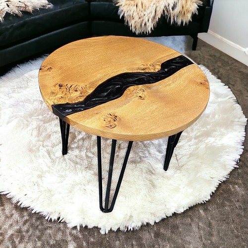 Couchtisch eiche epoxidharz - couchtisch, &