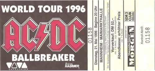 Ballbreaker tour 1996 - ,