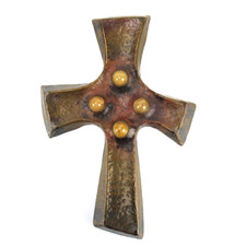 Dekoratives bronze kreuz - dekoratives,
