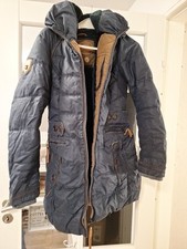 Naketano Mantel Mit Teddyfutter Blau Gr. L