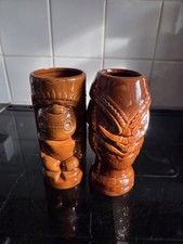 Tiki Polynesische Hawaii Braun