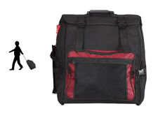 Steirische Harmonika Trolley 3-reihig Tasche Gigbag stabil hochwertig Rollen Neu