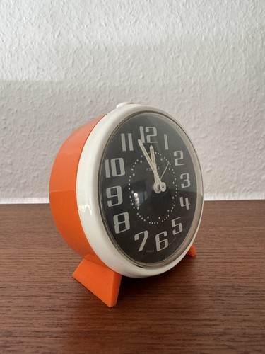 Wecker 70er jahre orange - 70er,