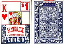 POKER CARDS Maverick BLUE