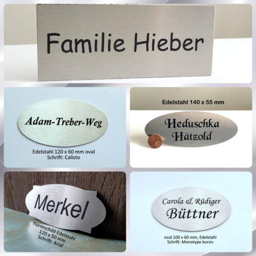 Edelstahlschild xl - edelstahlschild,,