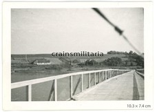 Orig. Foto Notbrücke in