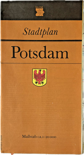 Stadtplan ddr postdamm - ddr, 1980