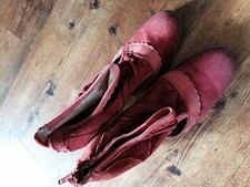 Damen Dkode, Stiefelette, Pumps, Gr. 41, bequem, rotbraun