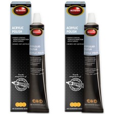 Autosol Acrylglaspolitur Kratzerentferner 2x 75ml Auto Camper Motor­rad Boot