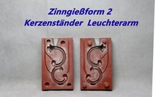 Zinngießform "Leuchterarm für Kerzenleuchter" - Reif Hobby,  Kerzenständer