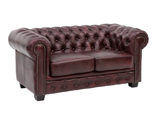Sofa chesterfield sitzer - 2,