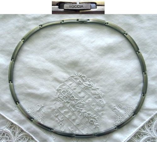 Silbernes collier - silbernes,