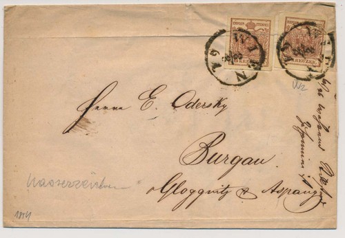 österreich 1854 6kr - Österreich, 2*6kr
