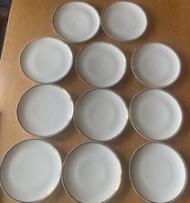 11x Bareuther Bavaria Teller Kuchenteller Goldrand